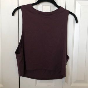 Lululemon Cut Back Crop Tank
